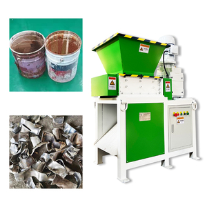 כפול פיר מגרסה פסולת פלסטיק צמיגי מחזור מכונות חיה מת מגרסה - Product Image 2