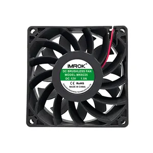 9225 yüksek hız 90mm banyo egzoz dc banyo soğutma fanı 92x92x25mm 5V 12V küçük dc endüstriyel eksenel fan