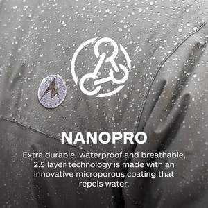 Pantalon plat à cordon de serrage et fermeture éclair intégrale pour femmes |   Léger, imperméable, 100% nylon, fusion sans couture - Product Image 4