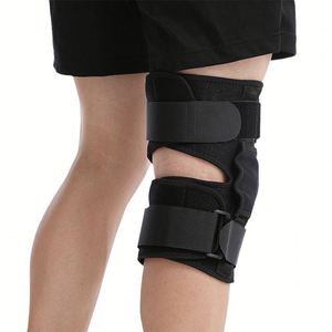 Rodillera Ortopédica Profesional con Bisagras para Cuidado Deportivo, Soporte de Rodilla Impermeable de Poliéster y Algodón - Product Image 3