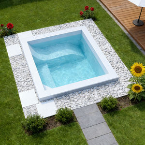 Piscina de fibra de vidrio sobre el suelo, jacuzzi de agua caliente, mini spa para patio trasero o azotea, 2 m, precio económico - Product Image 6
