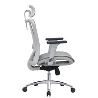 Mobilier de bureau moderne accoudoir confortable chaise de bureau ergonomique en maille pivotante réglable avec soutien lombaire