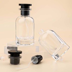 30ml Thiết kế mới sang trọng vòng bơm lại hổ phách rõ ràng uốn chai nước hoa - Product Image 2