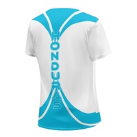 Impression à la demande, t-shirt de sport pour femmes, emblème du Honduras, impression de logo, vêtements personnalisés pour femmes, vente en gros de t-shirts personnalisés pour femmes