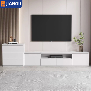 Mueble de <span class=keywords><strong>TV</strong></span> de Lujo de Alta Gama con Iluminación LED <span class=keywords><strong>y</strong></span> Cajones para Televisores de 65-75 Pulgadas - Product Image 2