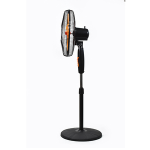 Ventilador eléctrico portátil para el hogar, dispositivo de ventilación recargable con pedestal - Product Image 3