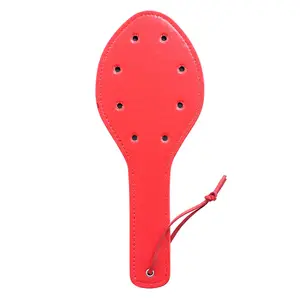 Sex Products BDSM Bondage Leather Hand Hitting Spanking Flirting Paddles