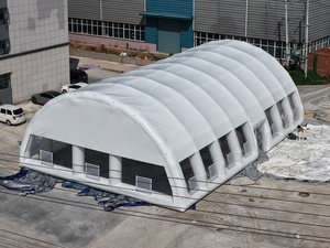 <span class=keywords><strong>Abri</strong></span> de <span class=keywords><strong>piscine</strong></span> gonflable portable en PVC à gonflage/dégonflage rapide, résistant aux intempéries, en forme de dôme - Product Image 6