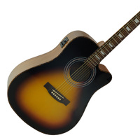 Guitare acoustique électrique gauchère acajou arrière/côté modèle Telecast