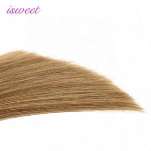Extensions de cheveux I Tip en kératine italienne brun clair, double trame, cheveux vierges bruts - Product Image 4