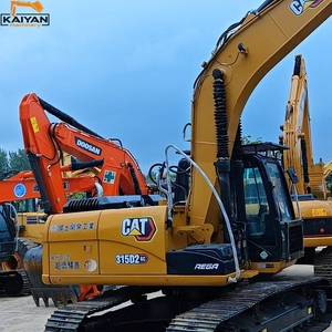 Excavadora de cadenas usada CAT 315D2 CC de 15 toneladas, excavadora hidráulica para movimiento de tierras en construcción - Product Image 5