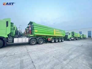 EAST Heavy Duty 6 essieux 100 tonnes 150 tonnes 200t pierre transport utilitaire inclinaison équipement benne cargo semi-remorque à vendre - Product Image 6