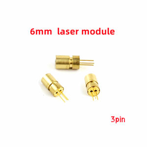 6mm 4mm 3pin Point Tête Laser Industrielle Mise Au Point Externe Rouge 650nm 5mw 2.2V Laser pour Composants Électroniques - Product Image 2