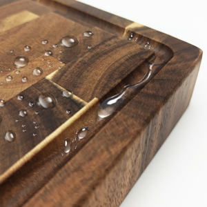 Outil <span class=keywords><strong>de</strong></span> cuisine sûr et utile, <span class=keywords><strong>planche</strong></span> <span class=keywords><strong>à</strong></span> <span class=keywords><strong>découper</strong></span> <span class=keywords><strong>en</strong></span> <span class=keywords><strong>bois</strong></span> d'acacia <span class=keywords><strong>de</strong></span> 1,5 pouces, extra épaisse, grande, <span class=keywords><strong>à</strong></span> grain <span class=keywords><strong>de</strong></span> <span class=keywords><strong>bout</strong></span>, nouvelle conception personnalisée - Product Image 3