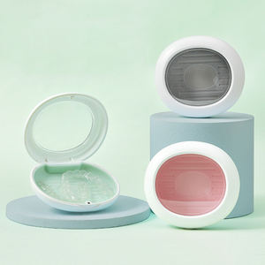 Estuche de retención transparente y transparente de fábrica Compatible con <span class=keywords><strong>Invisalign</strong></span> Estuche de alineador de dentadura con LOGO personalizado y estuche de retención de soporte - Product Image 1