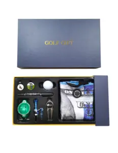 Toptan süblimasyon özel baskılı ahşap tees teneke kutu diğer golf ürünleri golf hediyesi golf topluğu top ekran özel kutu