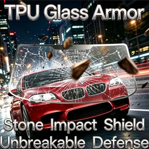 Película Protectora de Parabrisas de Alta Definición de 7.5mil, Transparente, de TPU, Película de Seguridad para Automóviles, Armadura para Vidrio Automotriz - Product Image 1