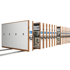 Sistema di scaffalature mobili elettriche automatiche per pittura a olio in acciaio scaffali di File mobili per ufficio biblioteca palestra archiviazione - Product Image 2