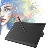 Tablette graphique Huion 1060plus à prix avantageux pour les écoles et les universités, tablette graphique de 10 pouces avec carte mémoire