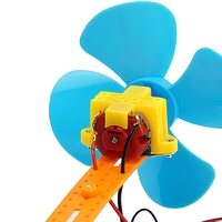 Kit d'expérimentation de production d'énergie éolienne DIY OKYN-G6769, modèle scientifique de physique, jouet éducatif à assembler, projet d'apprentissage pour enfants