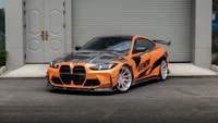 Kit carrosserie en fibre de carbone sèche pour BMW G82 M4, style M4 AE, lèvre avant, diffuseur, spoiler, jupes latérales, ailes M4