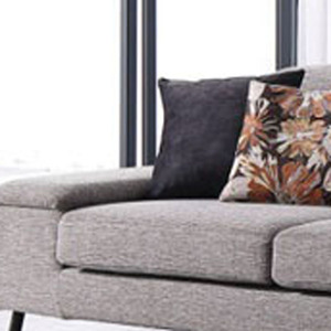 Grey vải cắt sofa thiết lập phong cách dài băng ghế dự bị 7 chỗ ngồi có thể tháo rời Bìa ngả phòng khách phòng ngủ làm sofa - Product Image 4