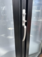 Porte en verre pliable en aluminium |   Verre à double vitrage à rupture de pont thermique, trempé, à faible émissivité |   Cloison d'Accordéon Insonorisée pour Extérieur