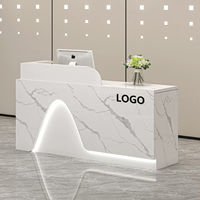 Caissier moderne Petite table de bar Vêtements minimalistes Supermarché Salon de beauté et de coiffure Entreprise Réception