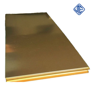 Plaque/feuille en <span class=keywords><strong>laiton</strong></span> ASTM CuZn37 H62 épaisseur personnalisée pour la décoration en stock - Product Image 2