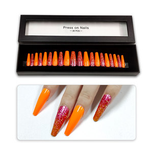 Boîte d'emballage avec fenêtre transparente pour <span class=keywords><strong>ongles</strong></span> pressés, <span class=keywords><strong>ongles</strong></span> pressés <span class=keywords><strong>de</strong></span> luxe - Product Image 3