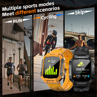 Reloj Inteligente Eraysun de Moda para Android IOS, Dispositivos Portátiles, Resistente al Agua, Pantalla Táctil Completa, Monitor de Actividad Física, Reloj Inteligente para Hombre