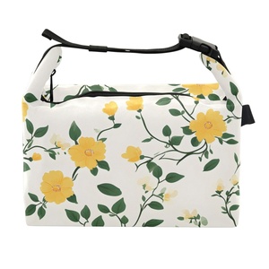 Hawaii Tropical Customized Yellow Jasmine Flowers Insulated Lunch Bag Warm Cooler Bag - Product Image 1