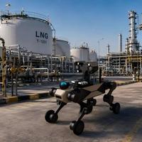 Robot quadrupède antidéflagrant pour l'inspection pétrolière, gazière, chimique et industrielle SP1