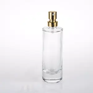 Factory Stock round Glass Perfume Bottle 30ml 50ml 100ml Cylinder Spray Cap Sealed Pump Cap Cosmetics Liquor Carton Packing"