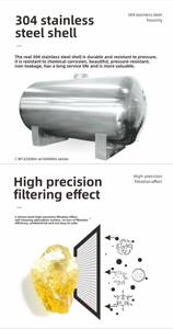 Filtre à <span class=keywords><strong>sable</strong></span> en acier inoxydable YOLO, <span class=keywords><strong>filtration</strong></span> haute efficacité pour systèmes de circulation de piscines commerciales FYL WS1600N - Product Image 4
