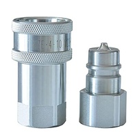 Bouchon rapide de tuyau d'huile Coupleur de connexion rapide hydraulique ANV haute pression Connecteur hydraulique de type fermé
