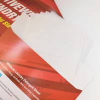 Feuilles de lessive ultra concentrées écologiques à faible mousse, à base d'extraits végétaux, pour vêtements de sport