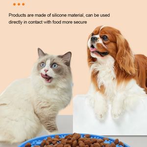 Wholesale Eco-Friendly Silicone <b>Slow</b> <b>Feeder</b> Rounded <b>Dog</b> Treat Bowl with Suction Cups for Boredom Reducer - Product Image 6