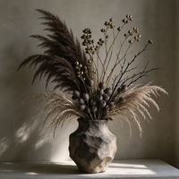 Decoratieve natuurlijke gedroogde eucalyptus takken met zombievruchten, droge peulen, boeket voor bloemstukken, DIY knutselmateriaal