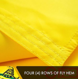Promosi spanduk ular kuning kaki 3x5 tidak tapak pada saya bendera 3x5ft bendera Gadsden - Product Image 4