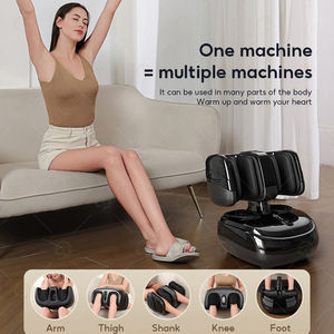 Fabricante eléctrico amasador rodillo calor bolsas de aire compresión circulación sanguínea 2 en 1 pierna dividida pie pantorrilla masajeador máquina - Product Image 4