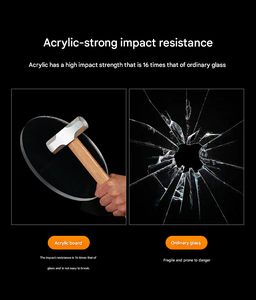 Gravure au laser, polissage, pliage, plaque acrylique PMMA transparente 1/8\" 4x8 0.250\" 48x96, 3 mm 5 mm, panneau pour cadeaux de bricolage - Product Image 2