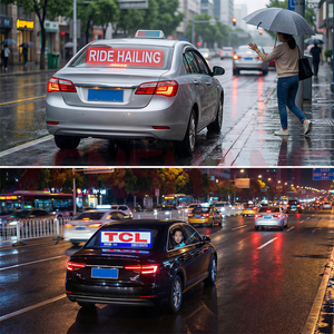 Pantalla LED Transparente para Automóvil TENSHANG P2.6/P5.2, Pantalla HD para Ventana Trasera, Control Wi-Fi, para Publicidad en Taxis, Camiones y Vehículos Comerciales - Product Image 5