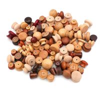 Poignée de tiroir en bois à un trou avec logo personnalisé, vente en gros directe du fabricant, poignée de meuble en bois en forme de champignon