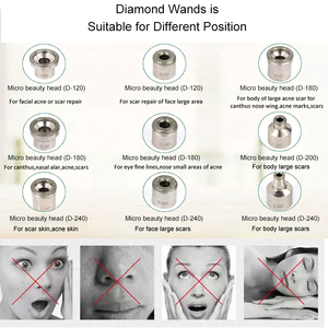 Machine à microdermabrasion professionnelle 2 en 1 pour le visage, le diamant et le cristal sous vide. - Product Image 5
