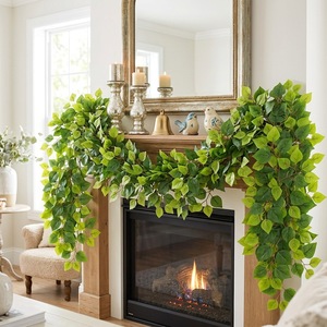 Guirnalda de vegetación artificial de 100cm-200cm para decoración de chimeneas y bodas - Product Image 2