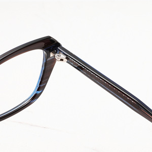 Gafas de Acetato para Miopía <span class=keywords><strong>JMM</strong></span> 87RX para Hombre y Mujer con Montura Delgada, Aro Azul Carey, Estilo Moderno - Product Image 3