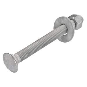 Pernos de carroza QUAN PHAM con cuello cuadrado de 3/8 pulgadas x 10 pulgadas. Incluye una tuerca cuadrada. MOQ bajo. Resistencia a la tracción nominal de 4250 libras. - Product Image 6