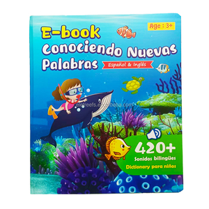 Libro de Sonido <span class=keywords><strong>con</strong></span> Botones para Niños, Libro de Aprendizaje de Español <span class=keywords><strong>con</strong></span> Letras que Hablan <span class=keywords><strong>y</strong></span> Música para Hablantes de Inglés - Product Image 6