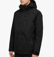 Veste de randonnée homme moderne pour le printemps, imperméable, coupe-vent, à capuche, pour le ski, les sports de montagne et les activités de plein air